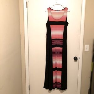 New York and Co Striped Maxi Dress